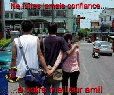 po d'amis pa de confiance